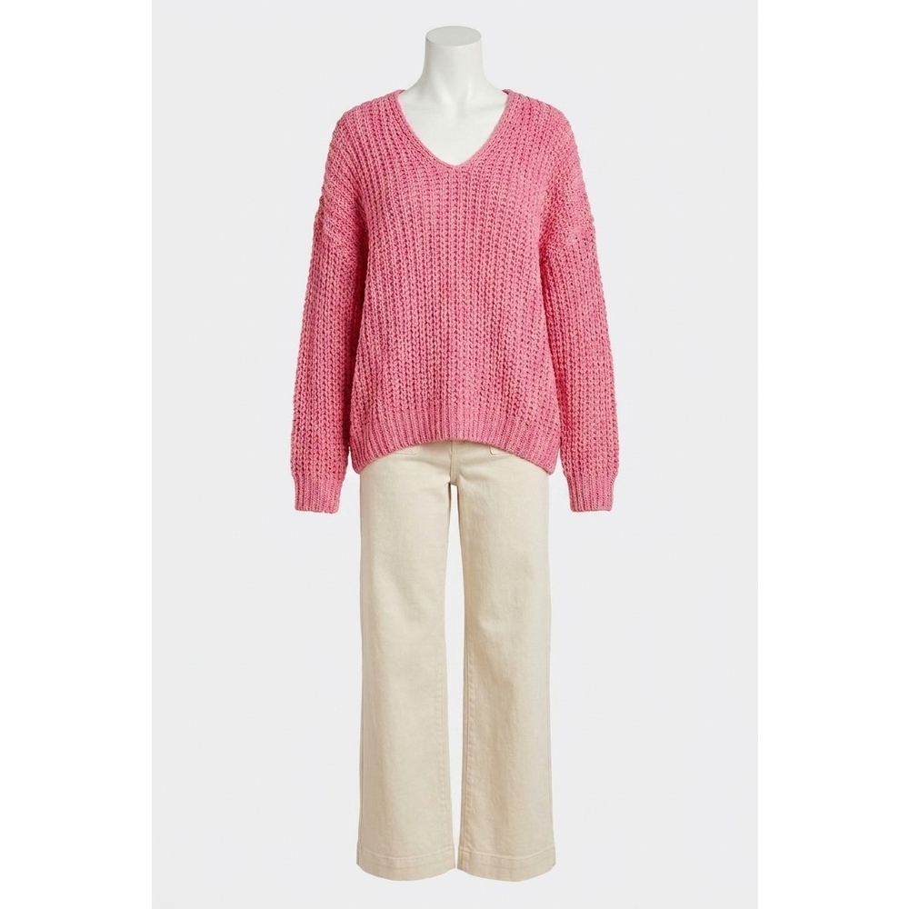 NEW ANDREE BY UNIT such a steal sweater in pink